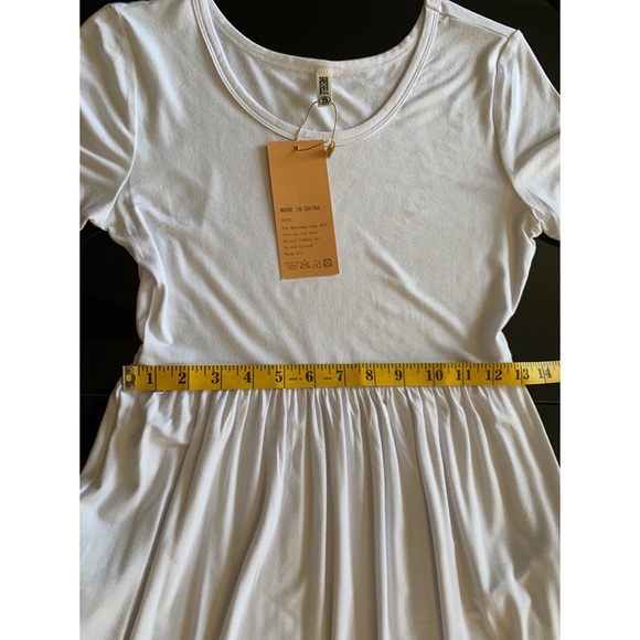 White maxi summer dress, NWT, S - Picture 8 of 15